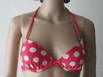 maat M, (38 cup-B) bovenstuk Tweka beugel bikini  polka dots, Overige typen, Overige kleuren, Ophalen of Verzenden, Gedragen
