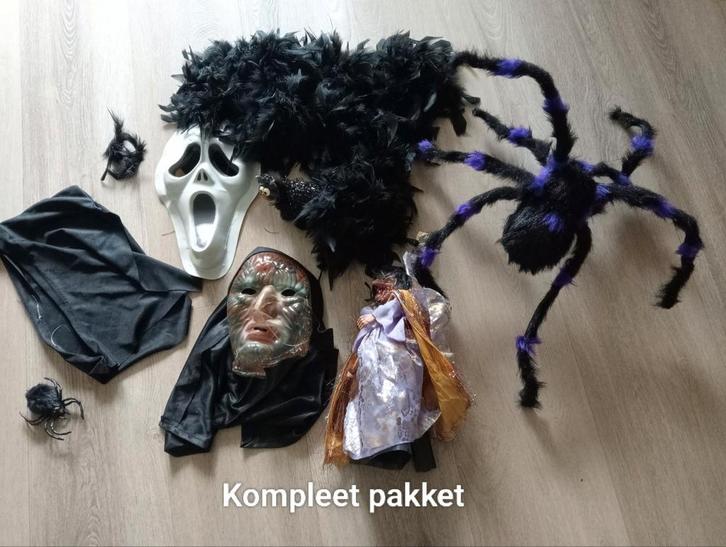 Halloween Verkleed Pakket Compleet, Kinderen en Baby's, Carnavalskleding en Verkleedspullen, Gebruikt, Jongen of Meisje, 122 t/m 128