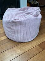 Roze zitzak corduroy loungepug, Huis en Inrichting, Zitzakken, Ophalen, Zo goed als nieuw, Roze, Zitzak
