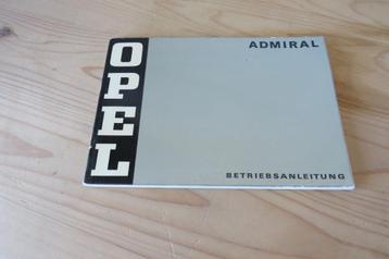 Diverse Technische boeken over de Opel Admiraal beschikbaar voor biedingen