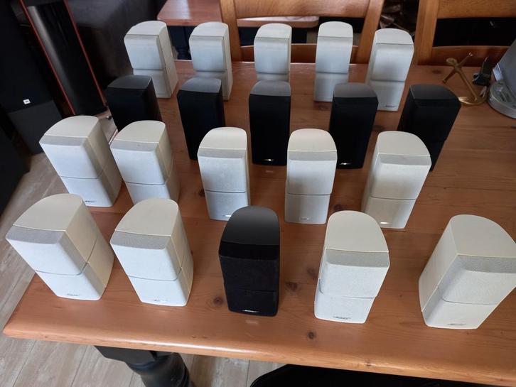 Bose dual cubes speakers, Audio, Tv en Foto, Luidsprekers, Front, Rear of Stereo speakers, Bose, Ophalen