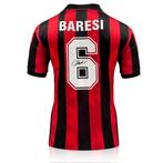 Franco Baresi gesigneerd AC Milan 1994 voetbalshirt, Buitenlandse clubs, Xxxxxx, Shirt, Verzenden