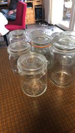 Vintage weckpotten., Ophalen of Verzenden, Zo goed als nieuw, Glas, Pot, Bus of Blik