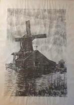 litho Frans Room Verfmolen de Kat Wormerveer Zaandam 2 /100, Ophalen