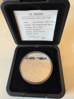 25 gulden Nederlandse Antillen 1997 – Fort Nassau proof, Koningin Beatrix, Zilver, Losse munt, Overige waardes