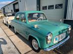 Ford PREFECT Anglia, Auto's, Oldtimers, Zwart, Blauw, Origineel Nederlands, Bedrijf