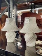 Set vintage murano glass design lamps Italy, Ophalen