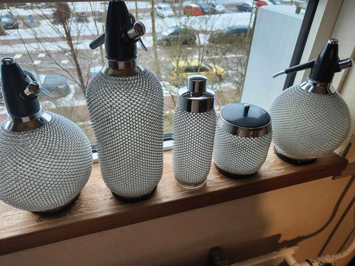 Vintage Sodaflessen Collectie, Huis en Inrichting, Woonaccessoires | Vazen, Gebruikt, Overige kleuren, Minder dan 50 cm, Glas