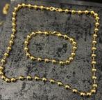 Prachtige 18 karaats gouden kralen / balletjes set | new, Sieraden, Tassen en Uiterlijk, Kettingen, Ophalen of Verzenden, Nieuw