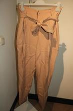 Elisabetta Franchi camel baggy broek brede strikband IT 46, Maat 38/40 (M), Bruin, Zo goed als nieuw, Lang