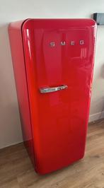 SMEG FAB28RR1 (rood) Retro koelkast met vriesvak, Witgoed en Apparatuur, Ophalen, Gebruikt, 200 liter of meer, 60 cm of meer