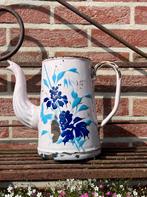 Vintage emaille kan - vaas., Antiek en Kunst, Antiek | Emaille, Ophalen of Verzenden