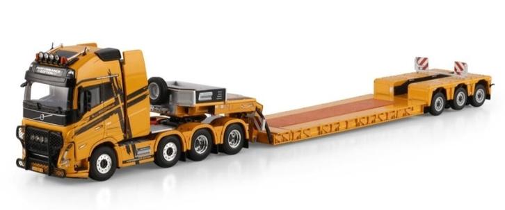 WSI VOLVO FH5 GLOBETROTTER + DIEPLADER - ROOZENDAAL, Hobby en Vrije tijd, Modelauto's | 1:50, Nieuw, Bus of Vrachtwagen, Wsi, Ophalen of Verzenden