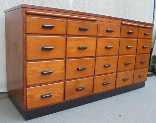 Prachtige ladekast winkelkast apothekerskast toonbank, Huis en Inrichting, Kasten | Ladekasten, Gebruikt, Minder dan 100 cm, 150 tot 200 cm