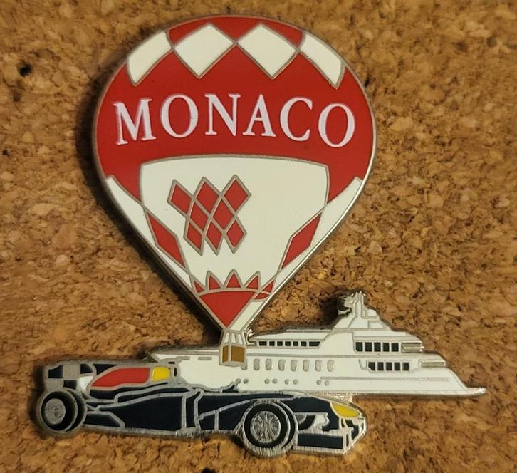 Ballonpin monaco, Verzamelen, Speldjes, Pins en Buttons, Ophalen of Verzenden