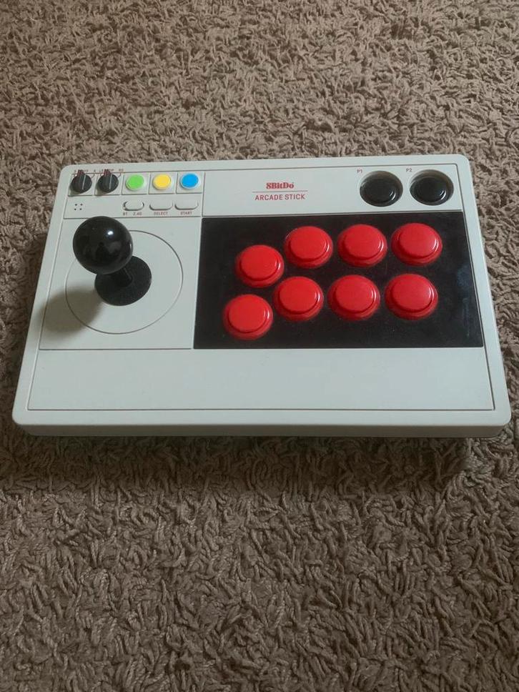 8BitDo Arcade Stick Nintendo Switch/PC, Spelcomputers en Games, Spelcomputers | Overige, Zo goed als nieuw, Verzenden
