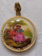 Vintage Hanger met Porselein, Overige materialen, Gebruikt, Minder dan 4 cm, Ophalen of Verzenden