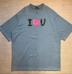 Balenciaga I love you Oversized T-Shirt. XL oversized. ZGAN, Maat 56/58 (XL), Ophalen of Verzenden, Zo goed als nieuw, Grijs