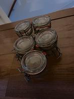 Set van 5 weckpotten, Ophalen of Verzenden, Gebruikt