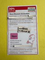 Moco Museum Amsterdam, 30% korting, Drie personen of meer, Kortingskaart