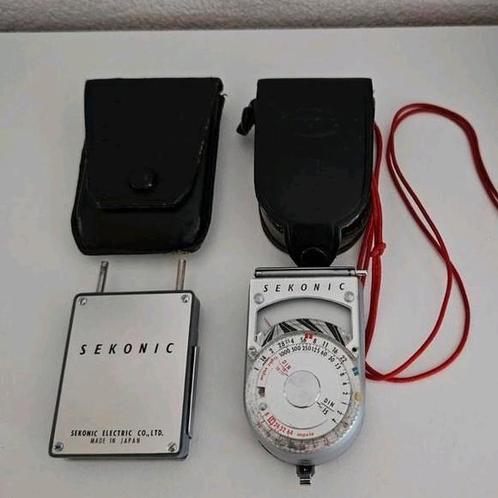 Vintage Sekonic Lichtmeters, Audio, Tv en Foto, Fotocamera's Analoog, Gebruikt, Compact, Overige Merken, Ophalen
