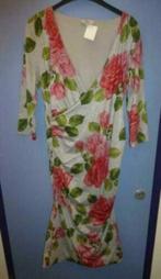 Anna Van Toor grijze jurk + grote rode bloemen mt XL 30883, Kleding | Dames, Anna van Toor, Anna van Toor, ., Maat 46/48 (XL) of groter