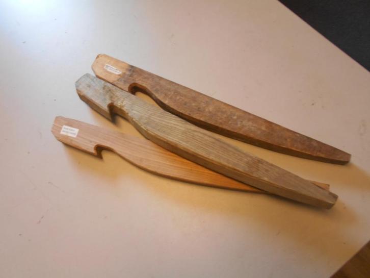 Tentharing Hout Nederlands leger Lengte 60 cm smallwall tent, Verzamelen, Militaria | Algemeen, Landmacht, Embleem of Badge, Nederland