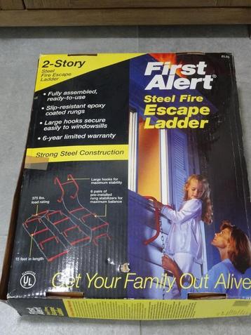 brandladder nieuw escape ladder First Alert brand trap beschikbaar voor biedingen