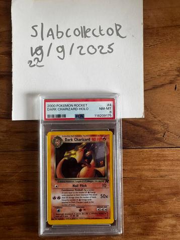 PSA 8 Dark Charizard & Blastoise Holo Sequential Swirl beschikbaar voor biedingen