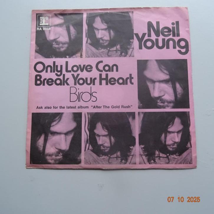 Neil Young - Only love can break your heart, Cd's en Dvd's, Vinyl Singles, Gebruikt, Pop, Verzenden