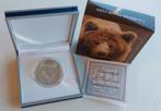 Zilveren 1/2 oz Pirineeën bear 2010., Ophalen of Verzenden, Overige landen, Setje, Zilver