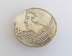 Zilver 50 gulden munt Beatrix 1994 Verdrag van Maastricht, Postzegels en Munten, Munten | Nederland, Zilver, Ophalen of Verzenden