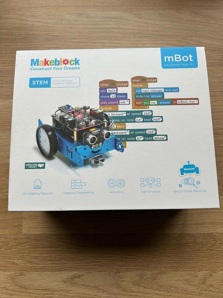 Makeblock mBot, progammeerbare robot voor kinderen, Kinderen en Baby's, Speelgoed | Educatief en Creatief, Zo goed als nieuw, Bouwen