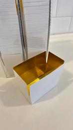 Ballotin wit/goud Karton, Ophalen of Verzenden, Nieuw, Versiering