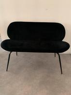 Fluwelen Eetkamerbank - Stijlvol & Comfortabel, Huis en Inrichting, Stoelen, Ophalen, Twee, Zwart, Zo goed als nieuw