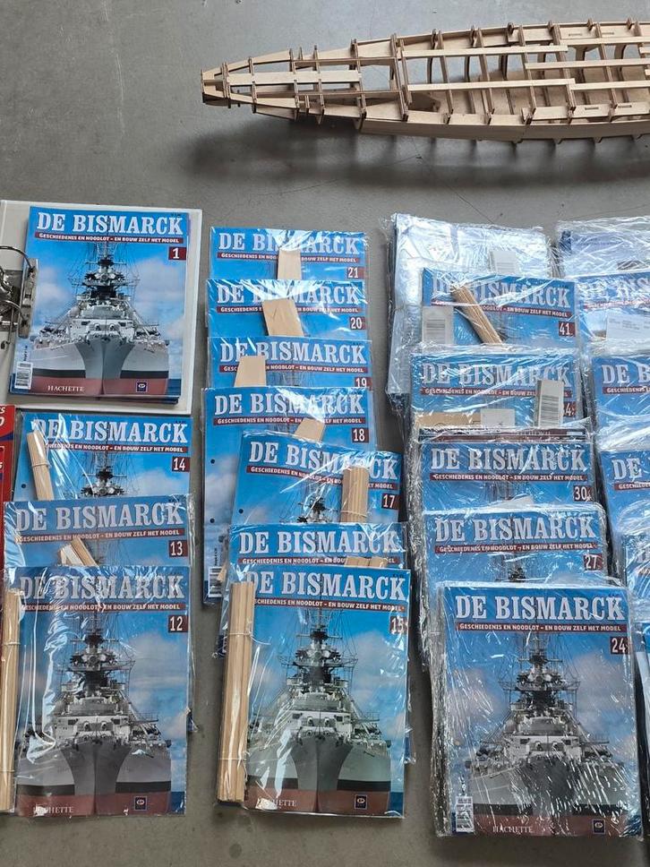 Bismarck 1:200 - Complete Collectie Hachette, Hobby en Vrije tijd, Modelbouw | Boten en Schepen, Ophalen