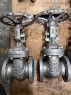 2x NEWAY schuifafsluiter / gate valve 3” DN80 – Class 150, Ophalen, Nieuw