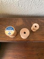 3 oude houten lege garen klosjes, Hobby en Vrije tijd, Naaien en Fournituren, Ophalen of Verzenden