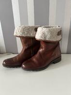 Hush Puppies - Bruine Dames Laarzen Maat 40, Bruin, Lage of Enkellaarzen, Ophalen of Verzenden, Zo goed als nieuw