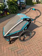 Thule chariot cross sport 2 fietskar met van alles der bij., Fietsen en Brommers, Fietsaccessoires | Aanhangers en Karren, Ophalen