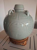 Chinese oude Longquan Celadon Kruik met Shou Motieven, Antiek en Kunst, Ophalen of Verzenden