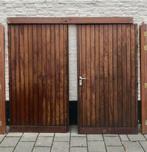 Garagepoorten / garagedeuren hout, Doe-het-zelf en Verbouw, Deuren en Horren, Ophalen, 215 cm of meer, Hout, Buitendeur