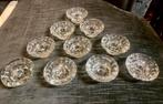 Kaarthouder kristal 9 stuks, Ophalen of Verzenden, Zo goed als nieuw, Glas of Kopje