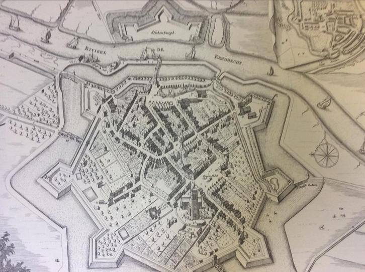 Tholen 600 jaar stad & eiland - Historische Prent, Antiek en Kunst, Kunst | Etsen en Gravures, Ophalen of Verzenden