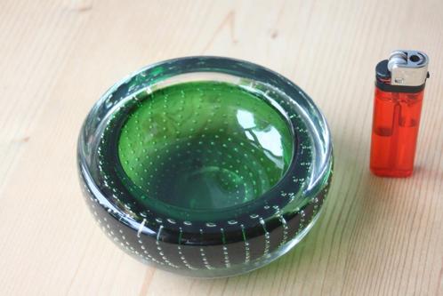 Leerdam of Venini kom met luchtbellen jaren 50, Antiek en Kunst, Antiek | Glas en Kristal, Ophalen of Verzenden