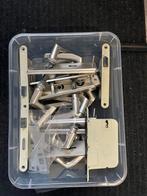 Hang en sluitwerk komplete sets., Doe-het-zelf en Verbouw, Hang- en Sluitwerk, Ophalen, Gebruikt, Rvs, Slot