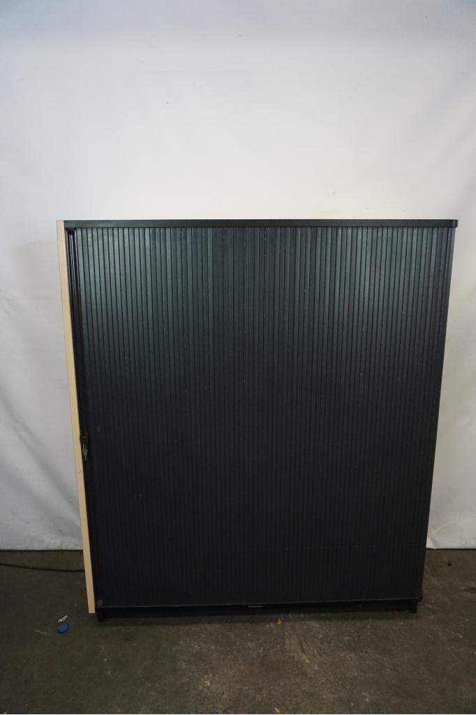 Houten kast, archiefkast, kantoorkast, dossierkast, Huis en Inrichting, Kasten | Roldeurkasten en Archiefkasten, Gebruikt, 100 tot 150 cm