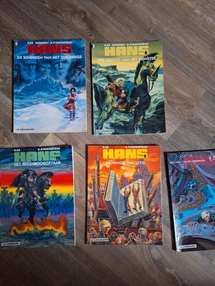 Hans ,  roel dijkstra,  Lucky luke,  carfield , bessie.me.a., Boeken, Stripboeken, Gelezen, Eén stripboek, Ophalen of Verzenden