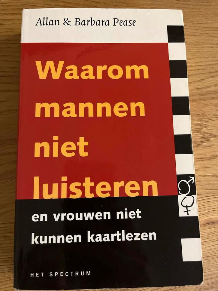 Waarom Mannen Niet Luisteren - Allan & Barbara Pease, Boeken, Psychologie, Gelezen, Sociale psychologie, Ophalen of Verzenden