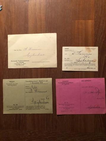 1941 4 documenten van A. Hommes in Spijkerboor (Dr.) beschikbaar voor biedingen